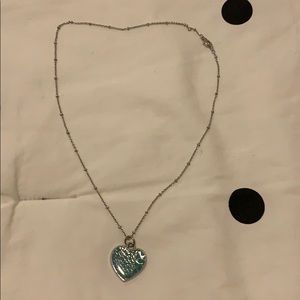 Coach heart pendant necklace